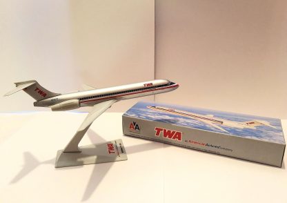 TWA American Airlines Boeing 717-200 Model With Box